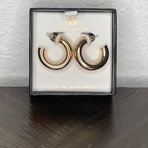 House Of Harlow Gold Hoop Earrings